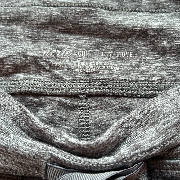 Aerie Grey Jogger Drawstring Leggings XS - Picture 2 of 9
